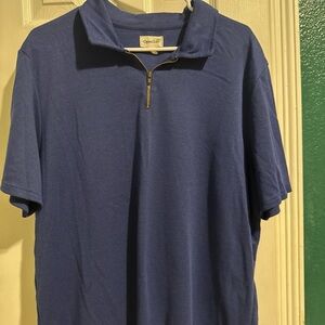 Open Edit Classic Blue Polo Shirt